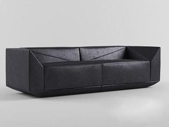 Double sofa 3d model