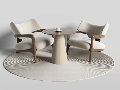 Modern leisure sofa combination leisure chair 3d model