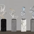 Floor Crystal Ornaments 3d model