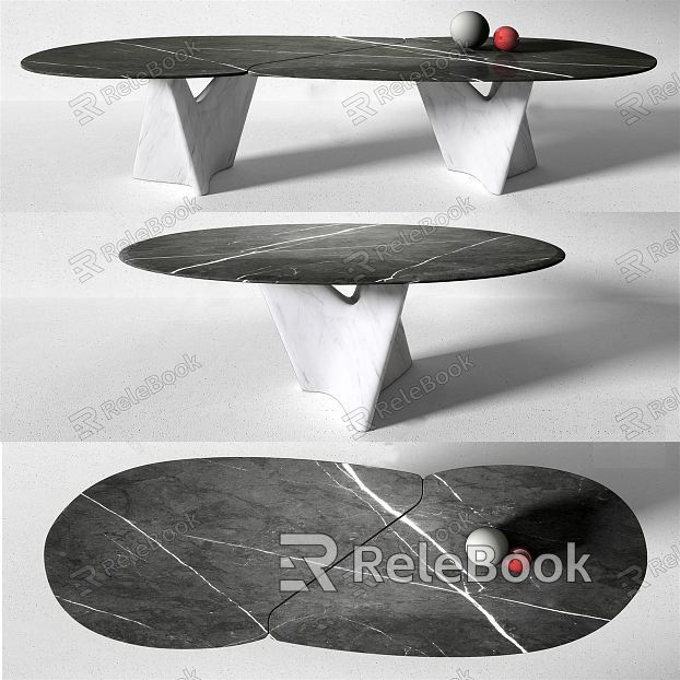 Modern dining table model