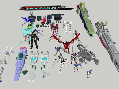 Hyundai Gundam Gundam Robot 3d model