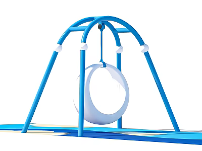 Swing Moon Swing Amusement Park Children's Park Playground 3d model