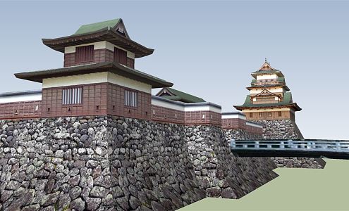 Japanese Temple Japanese Ancient Architecture Temple 3d model