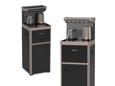 BRANDO Modern Standing Water Dispenser With Sleek Design And Storage Cabinet 3d model