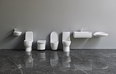 Modern toilet basin toilet combination 3d model