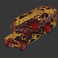 Airport Bus Modern Bus Metro Bus Mini Bus 3d model