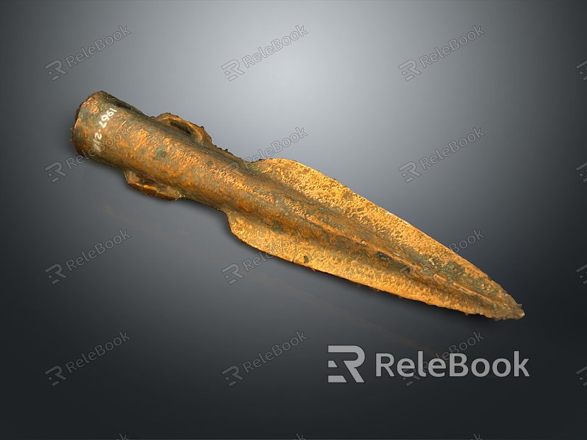 Spear Spear Ancient Weapon Cold Weapon Medieval Item Medieval Weapon Sword Sword Axe model