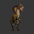 Vibrant Colored Dinosaur Character With Open Mouth And Sharp Teeth 3D Render
