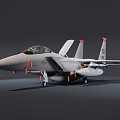 Toy Plane F15E 3d model