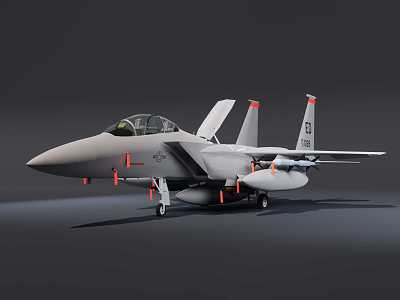 Toy Plane F15E 3d model