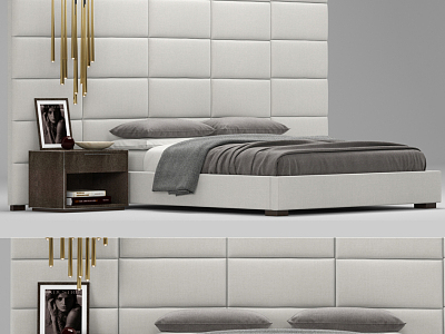 Background double bed model