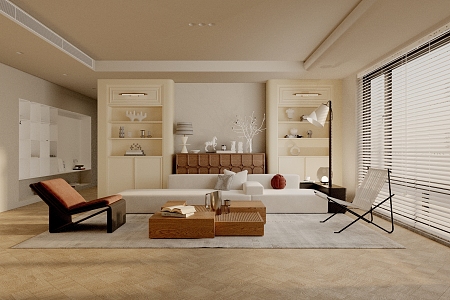 The Silent Living Room 3d model