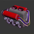 Modern Engine Racing Engine Racing Engine Car Engine 3d model