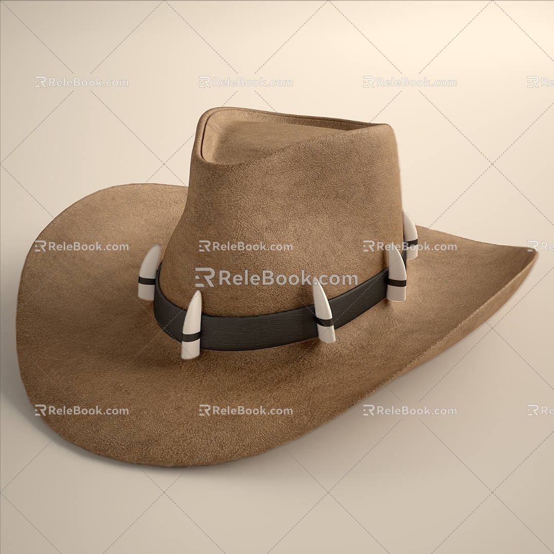 hat sun hat 3d model