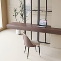 Modern custom desk chair 3d model