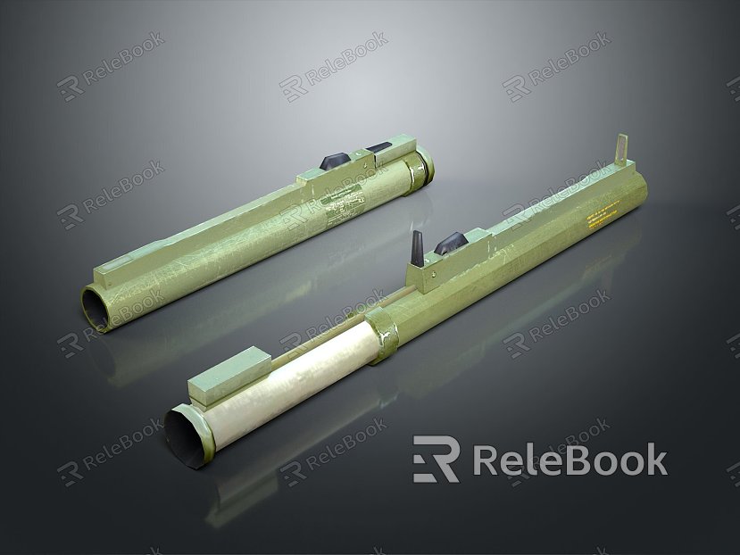 Rocket rocket launcher to air weapon to air missile shoulder missile shoulder rocket model