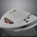 Thunder 10 White Electronic Device With Display Screen And Control Buttons