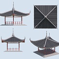 Chinese pavilion pavilion 3d model