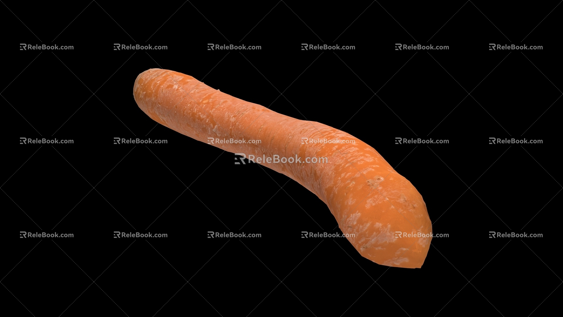 Modern carrots 3d model