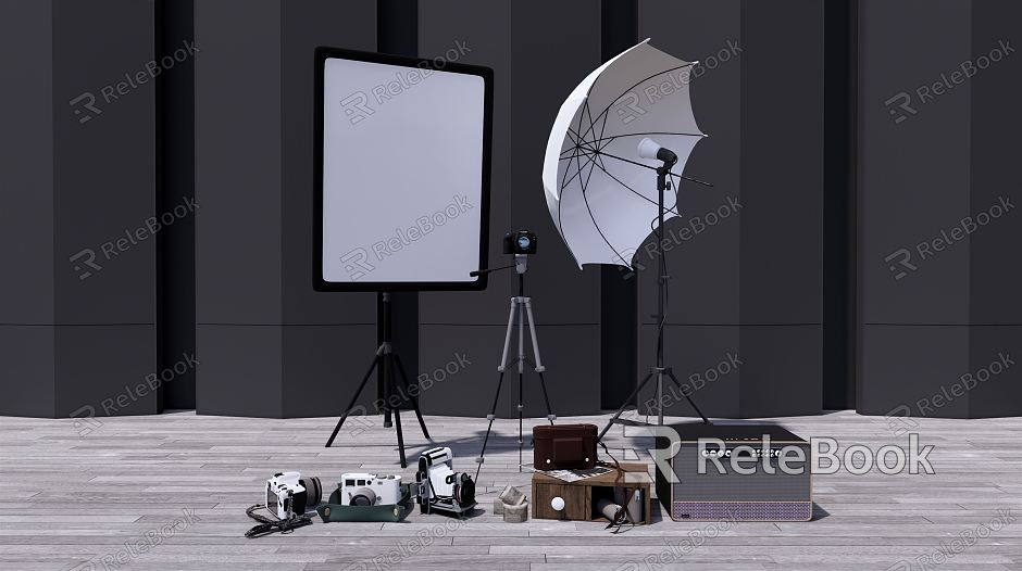 Retro photographic equipment electrical appliances model