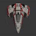 Modern Fighter Sci-fi Fighter 3d model
