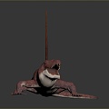 Lizard Anime Lizard Cartoon Lizard Reptile Cold Blooded Animal Reptile Reptile 3d model