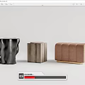 Stylish Modern Ottomans With Various Materials And Unique Designs For Home Decor