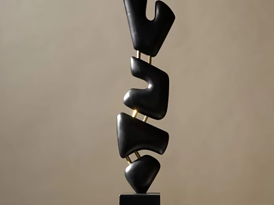 Modern art installation art ornaments 3d model