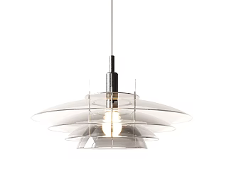 Modern chandelier 3d model