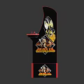 Modern game arcade 3d model