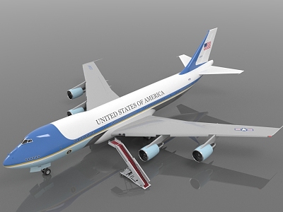 aircraft passenger plane 3d model