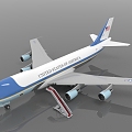 aircraft passenger plane 3d model