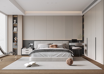 Modern Bedroom 3d model