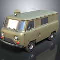 modern bus minibus minivan 3d model