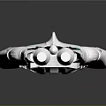 Modern fighter sci-fighter sci-fighter space fighter 3d model