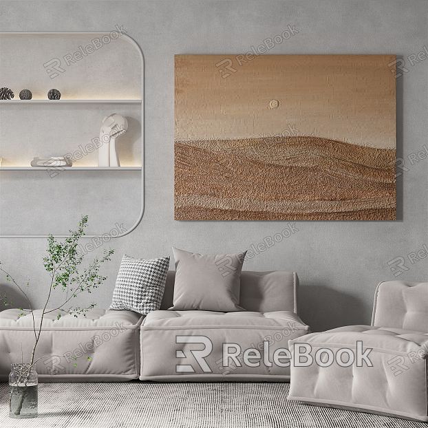 Quiet abstract painting decorative painting model