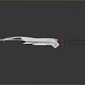 Detailed White Fighter Jet Model With Red Exhaust Flames On Dark Reflective Surface