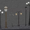 Various Styles Outdoor Lights With Globe Lantern Shades In Gold Silver Black Designs