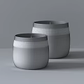 Elegant Three White Lit Candle Lamps for Home Decor on Gray Background