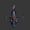Modern game character knight heroine ancient warrior female paladin 3d model