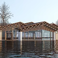 Modern Architecture Exhibition Hall Architecture Museum Architecture Hotel Architecture Public Architecture 3d model