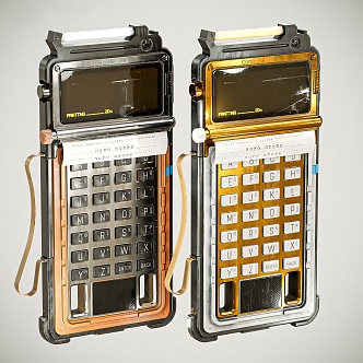 Modern Calculator Sci-Fi Calculator 3d model