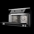 Sleek Miele Built In Oven With Stainless Steel Finish Glass Door And Digital Controls