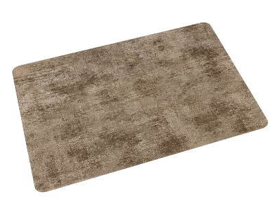 Soft Brown Textured Square Carpet Plush For Living Room Home Decor 3d model