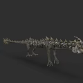 Game And Movie Dragon Character With Spikes Scales Open Mouth And Sharp Teeth