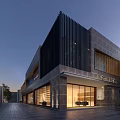 Modern Building Store Appearance 3d model