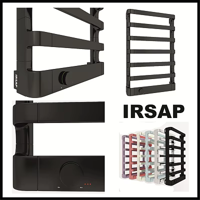 IRSAP Modern Bathroom Accessories Towel Racks With Multiple Colors And Storage Design 3d model