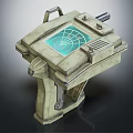 Portable Metallic Radar Equipment With Green Screen Display And Mechanical Handle