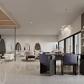 Modern Beauty and Hair Salon Interior Design With Styling Chairs Mirrors Pendant Lights Wall Decor