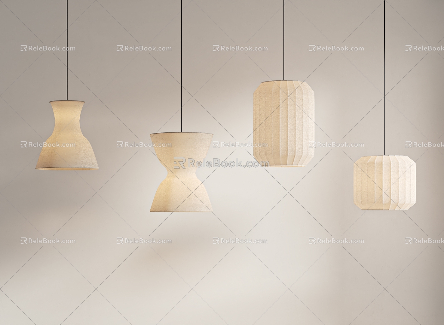 Quiet chandelier 3d model